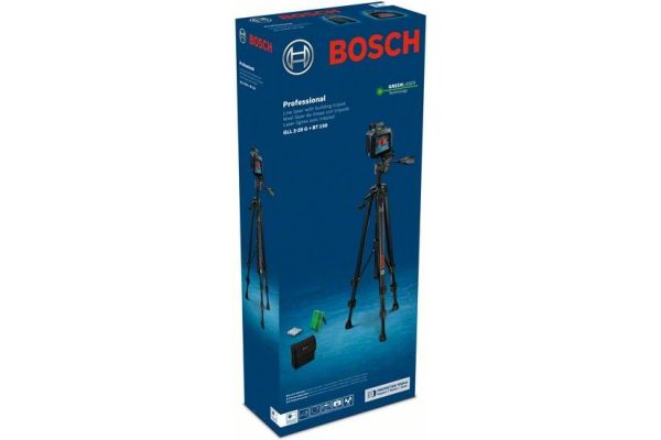 Лазерный нивелир Bosch GLL 2-20 G, BT 150 0601065001
