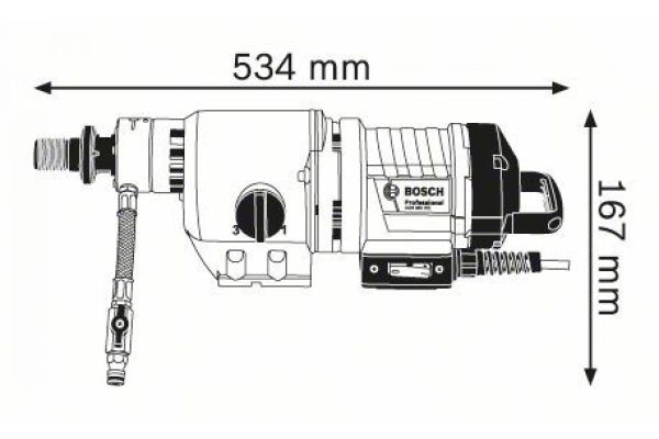 Дрель алмазного бурения Bosch GDB 350 WE 0601189900