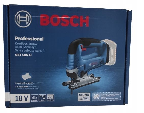 Akkumulyatorlu lobzik Bosch GST 185-LI Professional 06015B3021