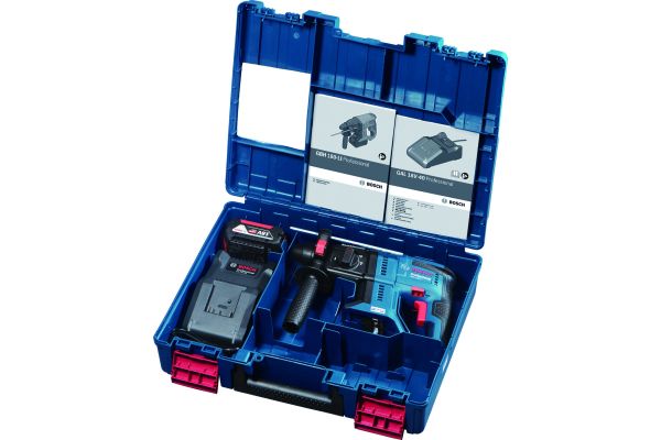 Перфоратор аккумуляторный Bosch GBH 180-Li+1x4,0 Ah (0611911122)