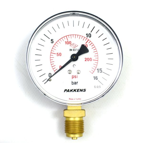 Manometr Pakkens Standart (0-16 Bar 100 mm) 1001000108