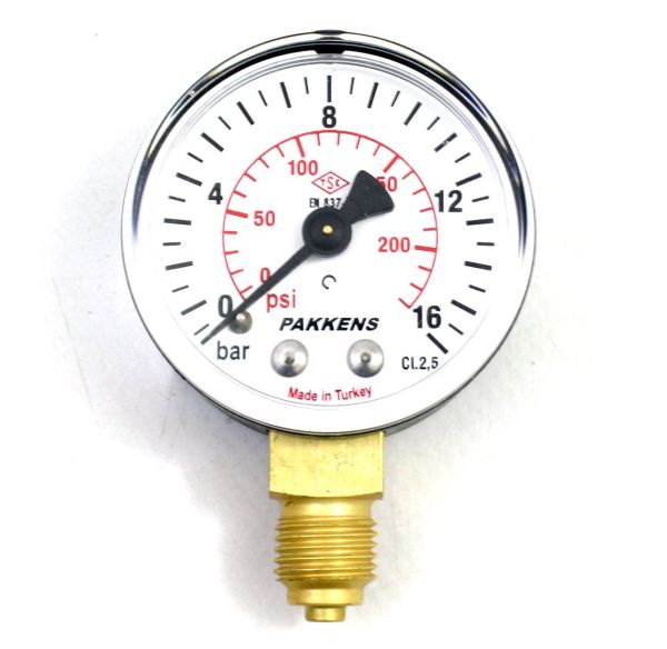 Manometr Pakkens Standart (0-16 Bar 63 mm) 0631000108