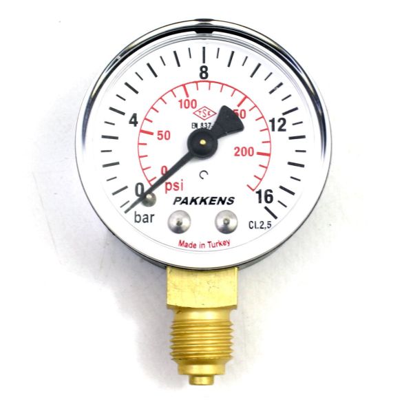 Manometr Pakkens Standart (0-16 Bar 63 mm) 0631000108