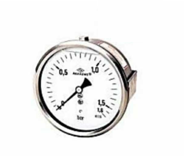 Манометр с глицерином (0-1,6 бар 63 мм 1/4" крепление сзади) Pakkens 0631001203