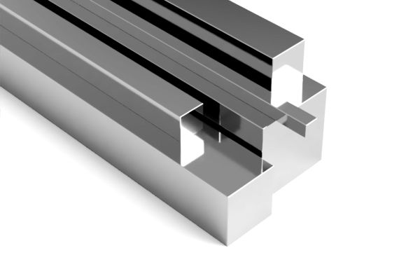 Kvadrat çubuq paslanmayan poladdan GP 35×35 kv.mm