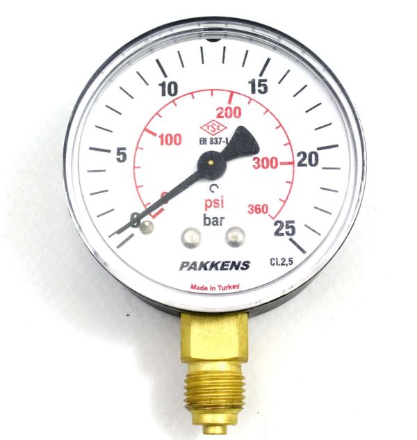 Manometr Pakkens Standart (0-25 Bar 63 mm) 0631000109