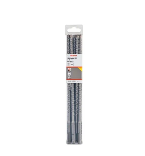 Burğu dəsti SDS-plus-5X 8x200х260 mm (10 ədəd) Bosch 2608833901