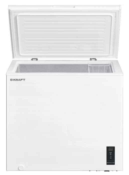 Dondurucu-soyuducu KRAFT BD (W)- 210BL ağ (elektronlu, inventorlu)