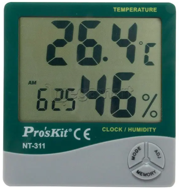 Nəmlik və havanın temperaturunu ölçən Pro'skit NT-311
