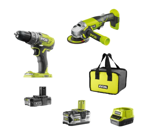 Alət dəsti Ryobi ONE+ R18DDAG-252S 5133003819