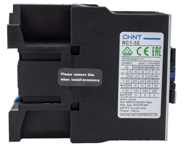 Kontaktor NC1-3210 32А 230В/АС3 1NO 50Hz (CHINT) 222051