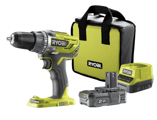 Drel-vintburan kompakt Ryobi ONE+ R18DD3-120S 5133003347