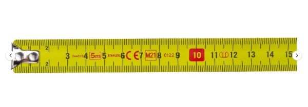 Metrə Stanley Tylon Dual Lock 5 m x 9 mm (STHT36803-0)