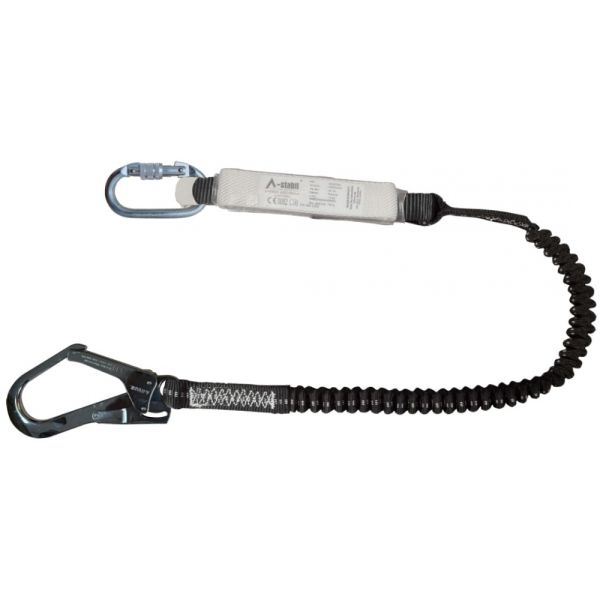 Kəmər amortizator (lanyard) düşmədən qorunmaq üçün A-Stabil EAL40111/L+C1101, 1.8 m