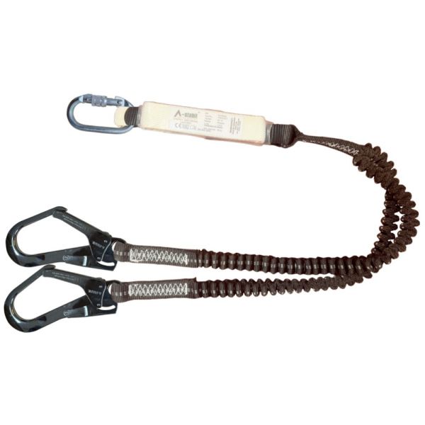Kəmər amortizator (lanyard) düşmədən qorunmaq üçün A-Stabil EAL40211/L+C1101, 1.8 m