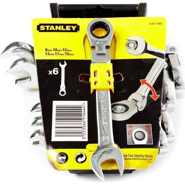 Набор шестигранных ключей Stanley MaxiDrive Plus (4-91-444)