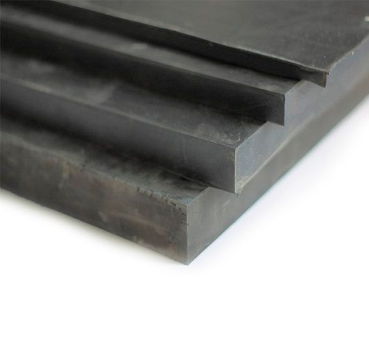 Rezin təbəqə texniki 1000x1000 mm МБС-C (orta sərt) 70-80 mm, kq