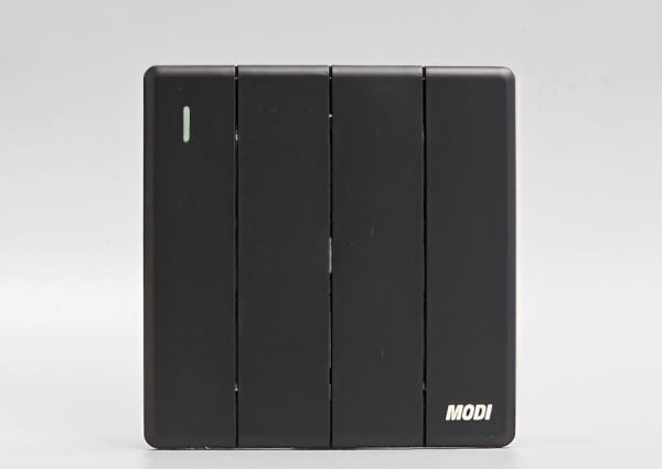 İşıq açarı (dörd düyməli) Modi PK01-10A-4K-B60, GD/Gr/Bk