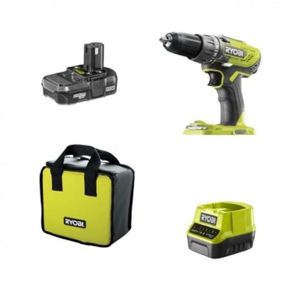 Дрель-шуруповерт аккумуляторная Ryobi R18DD3-113S ONE+ 5133003350