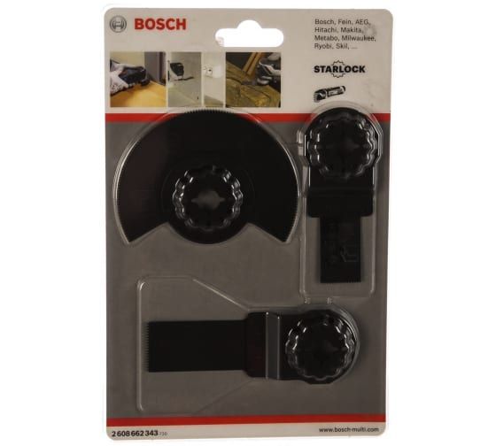 Dəst starlock taxta üçün (3 əd) Bosch 2608662343