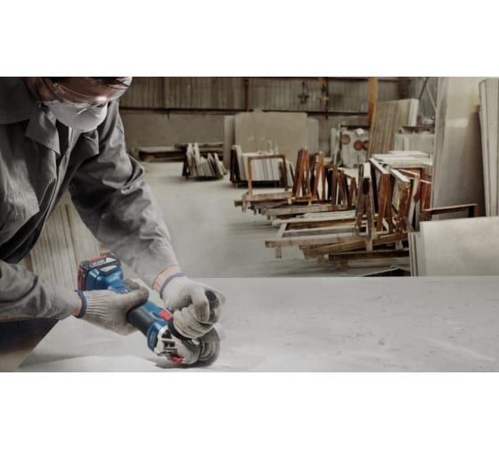 Akkumulyatorlu bucaqlı pardaqlama Bosch GWS 18V-10, 06019J4004