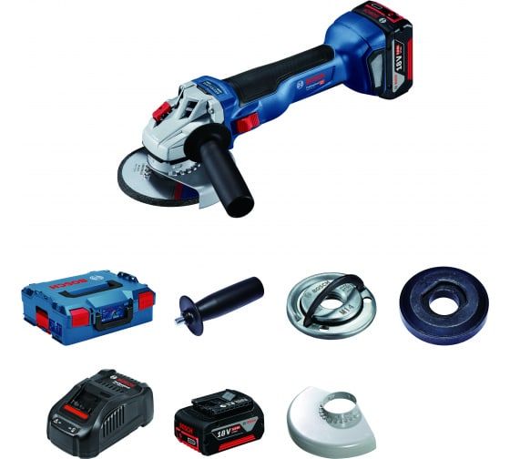 Akkumulyatorlu bucaqlı pardaqlama Bosch GWS 18V-10, 06019J4004