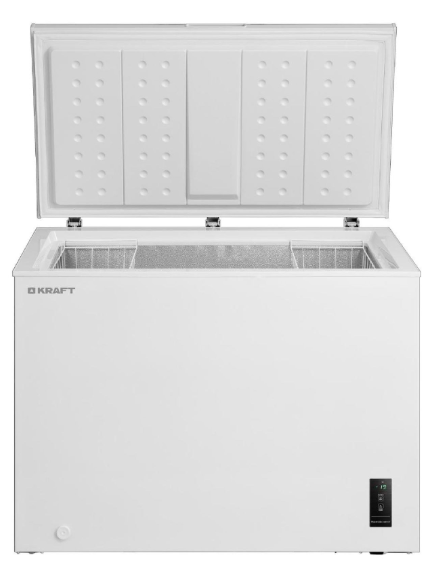 Dondurucu-soyuducu KRAFT BD (W)- 360BL ağ (elektronlu, inventorlu)