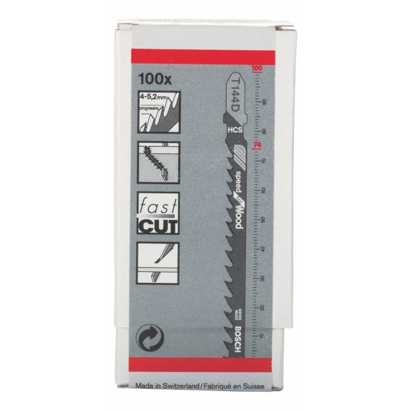 Lobzik tiyəsi T 144 D (100 шт) Bosch 2608637880