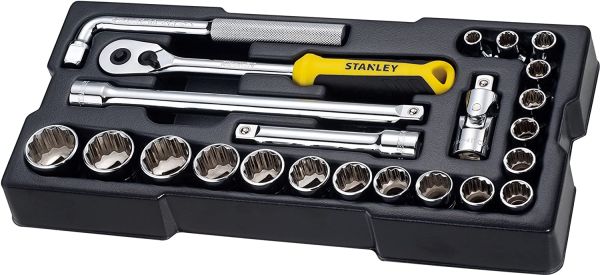 Набор ключей 1/2" 23 шт Stanley STMT1-74726