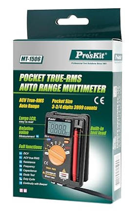 Мультиметр цифровой автоматический Pro'skit MT-1506