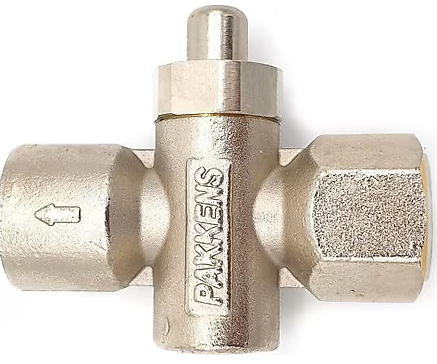 İki gedişli təzyiq ölçmə kranı manometr üçün Pakkens PN 250 G1/4" 91043111100