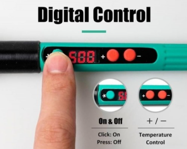 Rəqəmsal lehimləmə dəmir Pro'skit SI-186F
