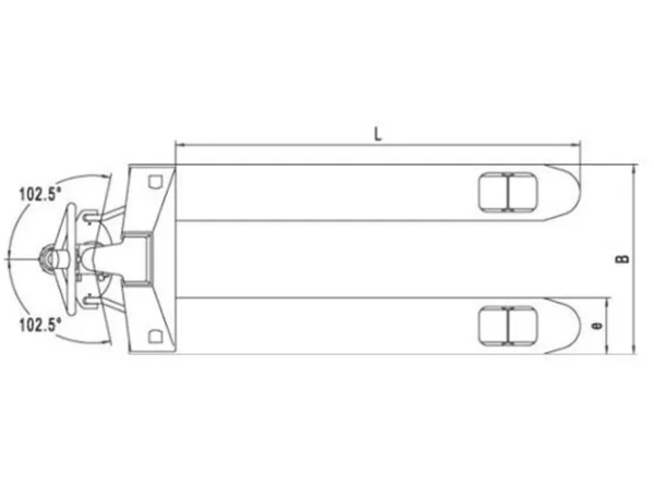 Yükdaşıyıcı hidravlik Noblelift ACL20, 540x2000 mm, 2000 kg
