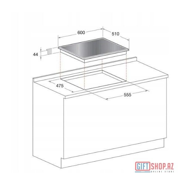 Газовая варочная панель Hotpoint-Ariston TQG 641 /HA (BK) EE