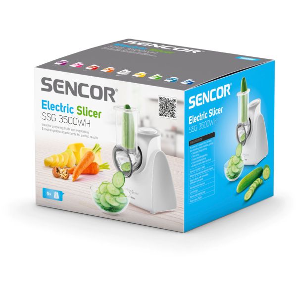 Терка для фруктов и овощей Sencor SSG 3500WH