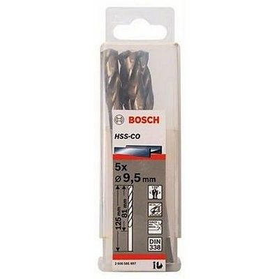 Burğu metal üçün HSS-CO 9.5x81x125 mm (5ədəd) Bosch 2608585897
