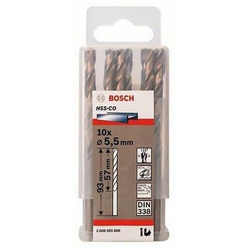 Burğu metal üçün HSS-CO 5.5x57x93 mm Bosch 2608585888