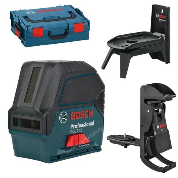 Nivelir lazerli Bosch GCL 2-15 + RM1 + BM3 (0601066E02)