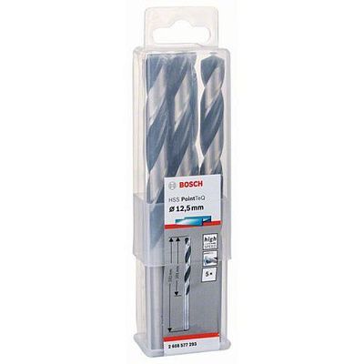 Burğu metal üçün HSS Pointteq 12.5 mm (5 ədəd) Bosch 2608577293