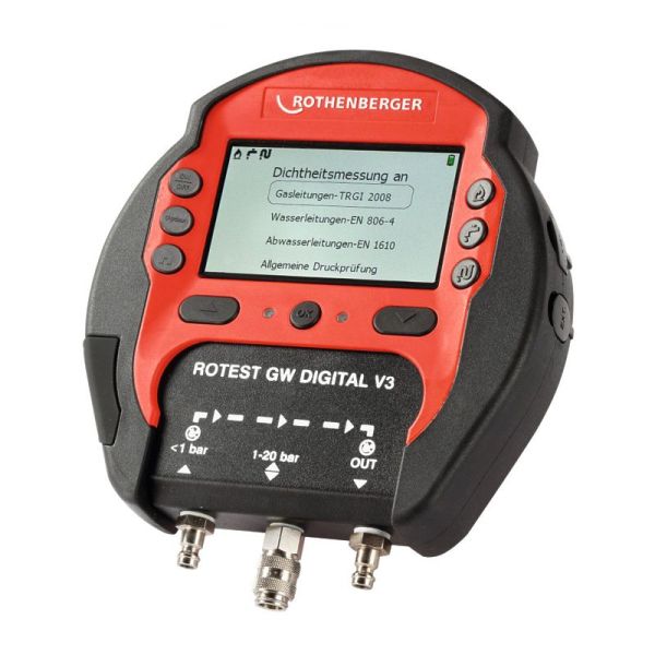 Su və qaz ızma detektoru Rothenberger RotestGW Digital V3