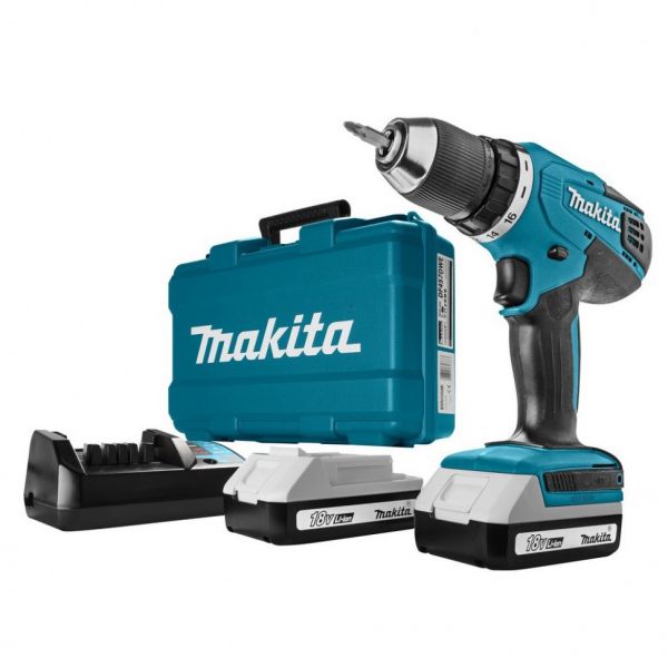 Дрель-шуруповерт аккумуляторная Makita DF457DWE