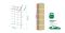 Турник Romana Dop24 (6.19.00) Pastel Турник Romana Dop24 (6.19.00) Pastel