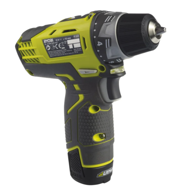Drel-vintburan akkumulyatorlu Ryobi R12DD-LL13S 5133001802