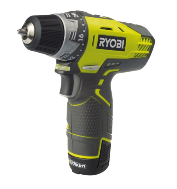 Drel-vintburan akkumulyatorlu Ryobi R12DD-LL13S 5133001802