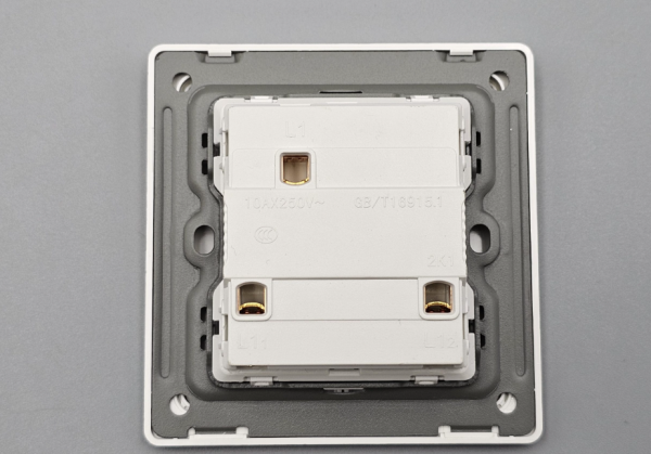İşıq açarı (iki düyməli) Modi PK01-10A-2K-B60, GD/Gr/Bk