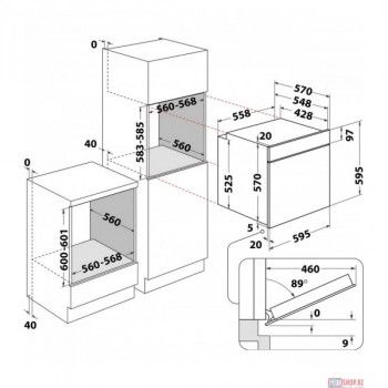 Soba Hotpoint-Ariston FA5 841 JH BL HA