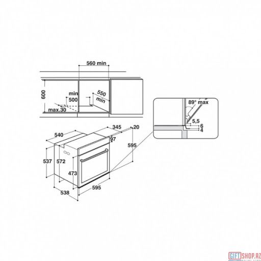 Духовка Hotpoint-Ariston FI4 851 H IX HA