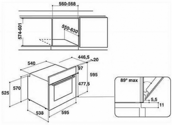 Духовка Hotpoint-Ariston FA2 841 JH BL HA