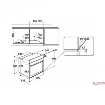 Soba Hotpoint-Ariston FA5 844 JC IX HA