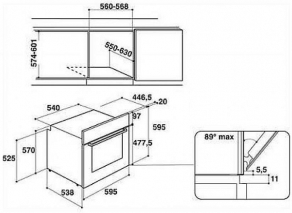 Soba Hotpoint-Ariston FA2 841 JH WH HA